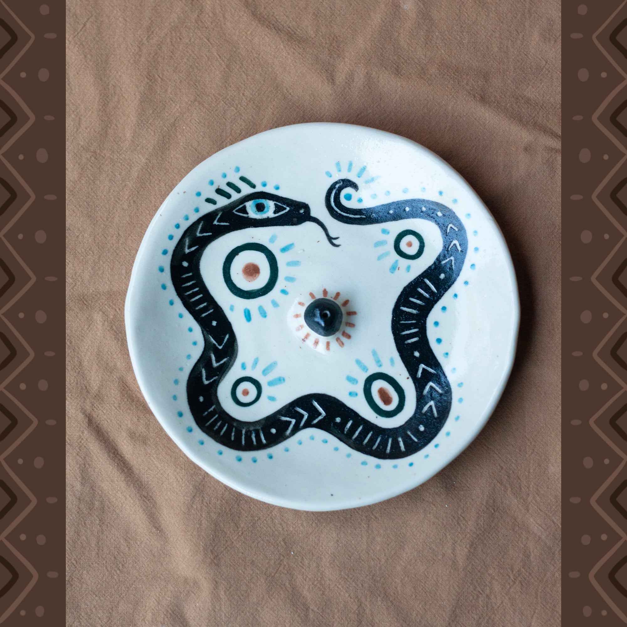 Incense Holder - Spiral Serpent