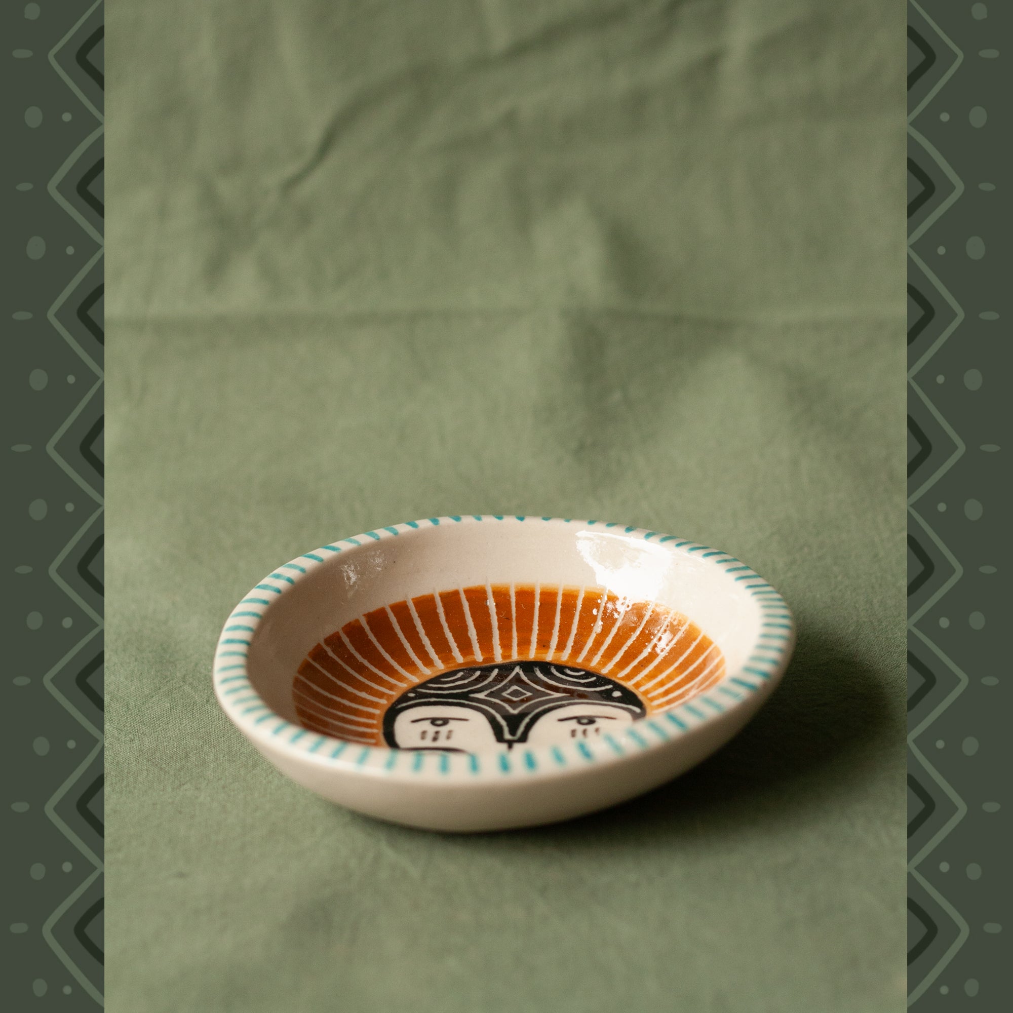 Orange Sun Dish