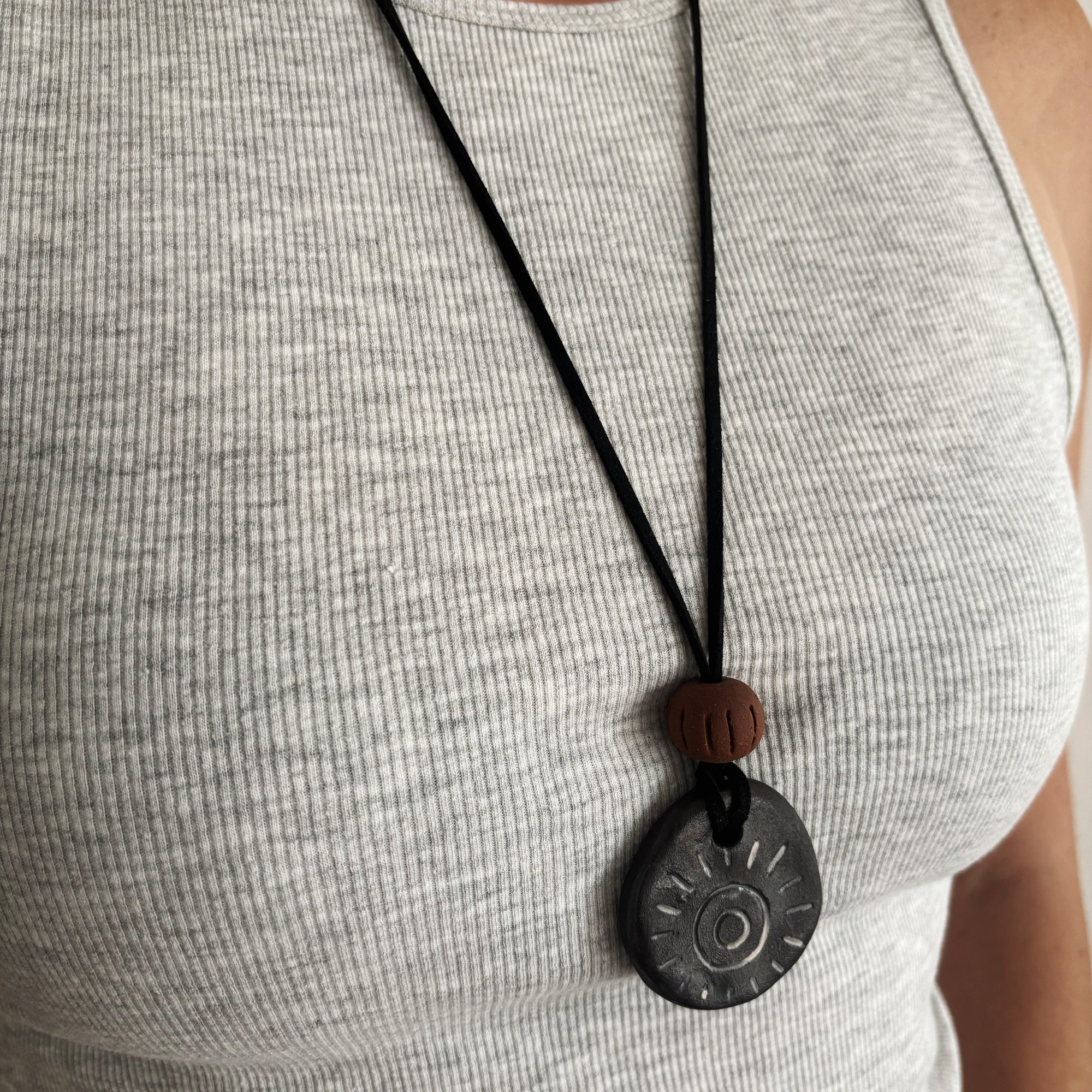 Necklace - Black Sun