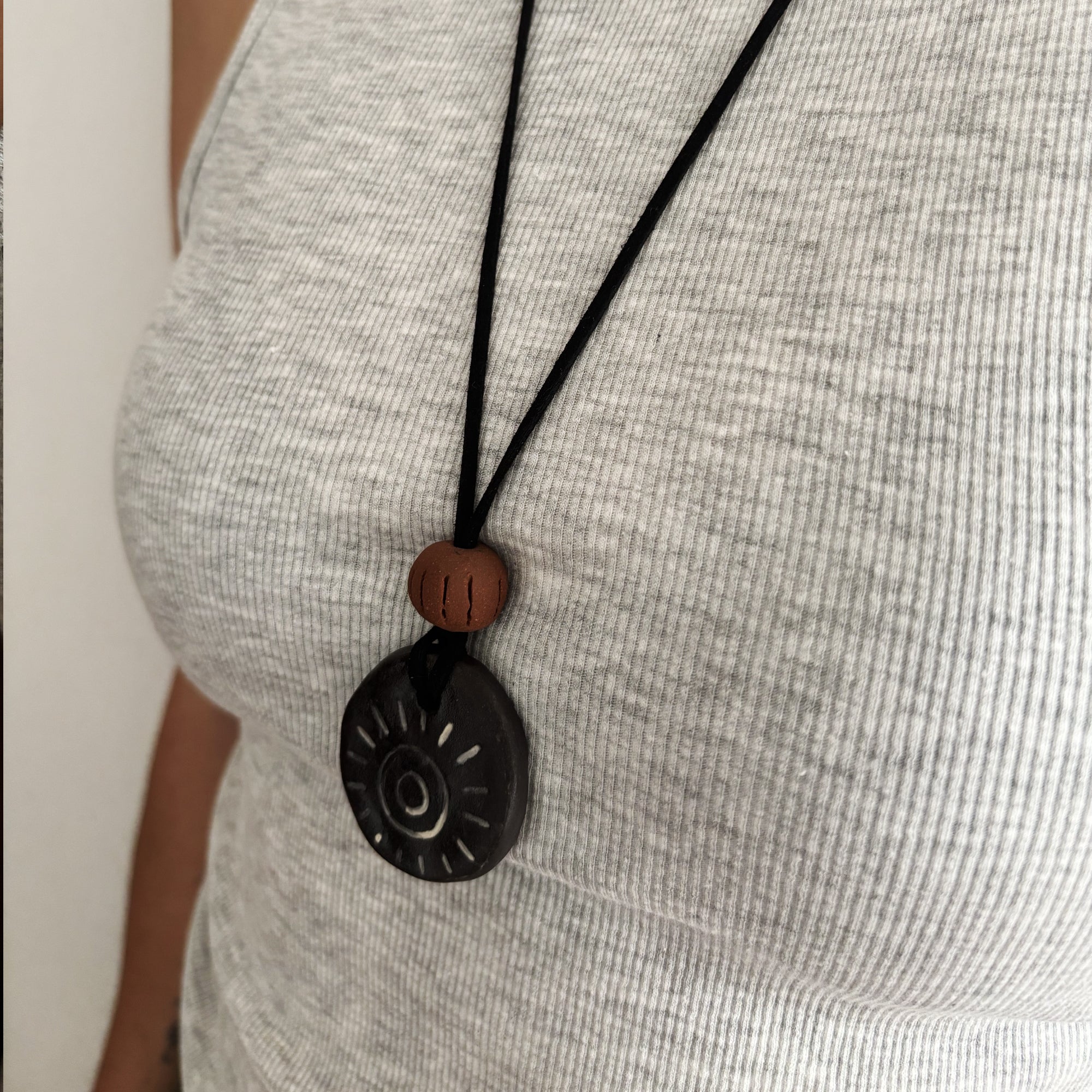 Necklace - Black Sun